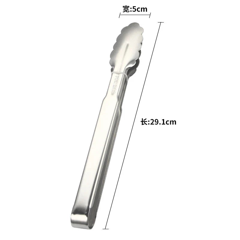 Axyaa Stainless Steel Food Tongs: Barbecue & Buffet Essential