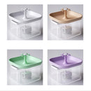Axyaa Pet Automatic Water Fountain With LED Light - Ultra Silent & USB Powered