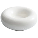 Axyaa White Ceramic Insulation Plate for Cold Dishes - Household Tableware