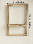 Rustic Wood Floating Wall Shelves by Axyaa for Bedroom, Kitchen, Bathroom