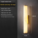 Axyaa Nordic Marble Copper Living Room Wall Light Strip