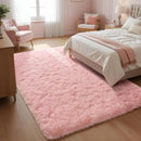 Pink Carpet Modern Living Room Sofa Area Rugs from Axyaa