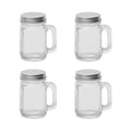 Axyaa 35ml Glass Sealed Mini Bottle Set for Coffee, Honey, Juice - Leakproof & Portable Jar