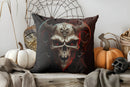 Axyaa Halloween Witch Cartoon Pattern Pillow Cover for Sofa Bedroom Car