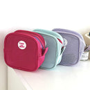 Axyaa Mesh Cosmetic Bag in Dopamine for Makeup and Toiletry Storage