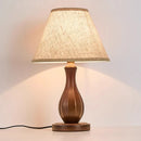 Axyaa Solid Wood Floor Lamp Japanese Retro Style LED Lighting Fixture
