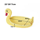 Axyaa Rattan Animal Style Fruit Plate & Tea Tray Multifunctional Storage Basket