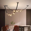 Axyaa Salon Chandelier Pendant Lights Dining Room Ceiling Lamps Home Decor Fancy Indoor Lighting