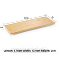 Axyaa Wood Grain Plastic Tray, Rectangular Hot Pot & Barbecue Plate