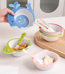 Axyaa Kids' Anti-Drop Cartoon Rice Bowl