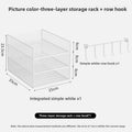 Axyaa Mesh Desktop Paper Tray Organizer - 4 Tier Letter Document Storage Rack