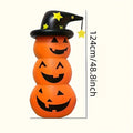 Axyaa Inflatable Smiling Face Pumpkin with Water-Filled Base - Halloween Decor