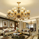 Axyaa Luxury Crystals Ceiling Chandelier for Elegant Interior Decor