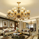 Axyaa Luxury Crystals Chandelier for Dining Living Room Bedroom Atmosphere