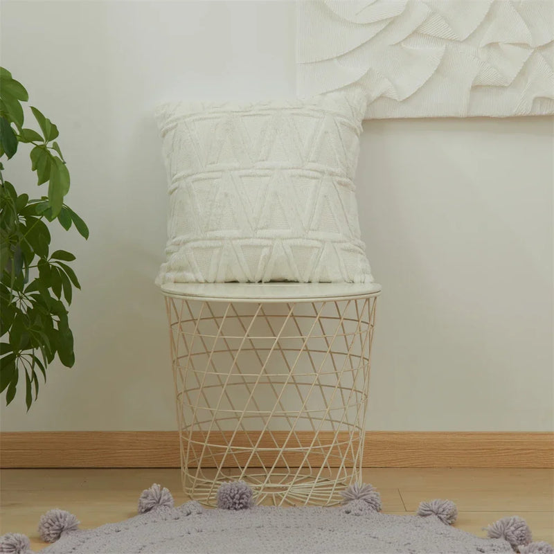 Axyaa Short Plush Cushion Cover Set for Autumn Home Decor