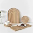 Axyaa Wood Tray: Kitchen Serving, Cutting Board, Picnic Platter
