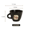 Axyaa Retro Ceramic Mug Couple Water Bottle Office Coffee Cup High Value Home Cup