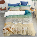 Axyaa Beach Scenes Print Duvet Cover Set for Bedroom Guest Room