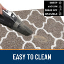 Axyaa Geometry Pattern Indoor Entrance Mat - 50x80, Washable & Stylish