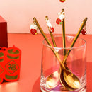 Axyaa Rabbit Year Chic Stainless Steel Coffee Spoon - Creative Tableware