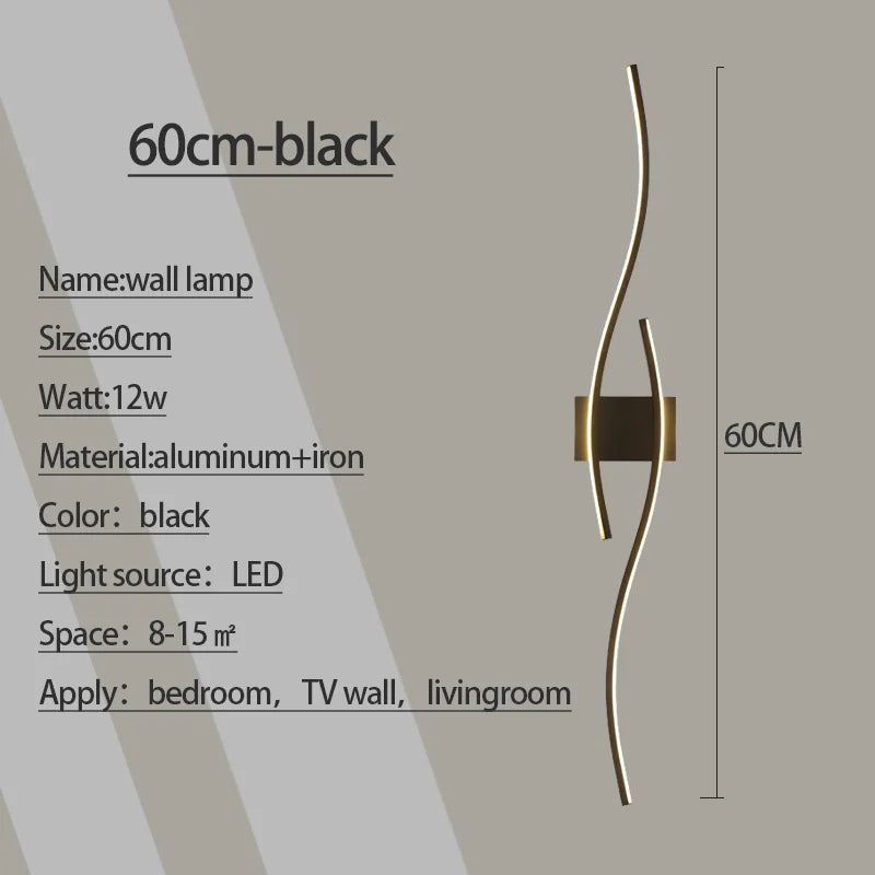 Axyaa LED Ceiling Wall Lamp Modern Simple Living Room Bedroom Lighting