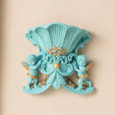 Axyaa Resin Angel Wall Vase: Ancient Mural Decor for Home Living Room Walls