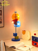 Axyaa Memphis LED Table Lamp Modern Minimalist Design Colorful Lights