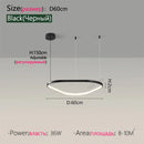 Axyaa Modern Designer Chandelier Hanging Pendant Lamp for Ceiling - Interior Lighting