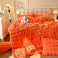 Axyaa 4kg Rabbit Plush Puff Velvet Four-Piece Set