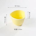 Axyaa Love Heart Ceramic Plate Breakfast Bowl Set Kitchenware