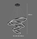 Axyaa Chandelier Pendant Lights Modern Ceiling Lamp LED Decorative Interior Lighting