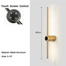 Axyaa 360° Rotatable Dimmable LED Wall Lights with Touch Screen Control