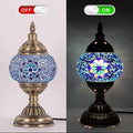 Axyaa Handmade Glass Mosaic Table Light for Home and Hospitality Settings