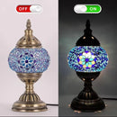 Axyaa Handmade Glass Mosaic Table Light for Home and Hospitality Settings