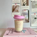 Axyaa Korea Tritan Iced Coffee Cup - Transparent Office Water Bottle