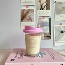 Axyaa Iced American Coffee Cup Tritan Water Bottle for Women