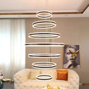 Axyaa LED Pendant Lights for Staircase Chandeliers in Modern Home Decor