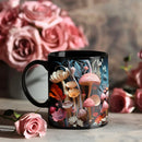 Axyaa Magic Mushroom Forest Ceramic Coffee Mug 11oz Black Tea Cup