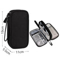 Axyaa Double Layers Cable Cord Organizer Bag