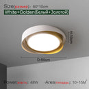 Axyaa Modern Minimalist LED Ceiling Lamp - High-End Nordic Bedroom Light