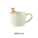 Axyaa Cartoon Tea Dog Cat Ceramic Mug - Cute Kids Water Cup for Home Decor
