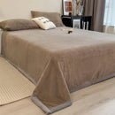 Axyaa Double Layer Milk Velvet Blanket for Bed Sofa Single Double
