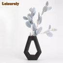 Ceramic Flower Vase Set Axyaa - Living Room Wedding Decor Arrangement