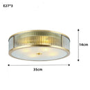 Axyaa Vintage Copper Glass Ceiling Light for Home Energy Efficient Lighting