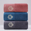 Axyaa Embroidered Cotton Towel Set for Home Households