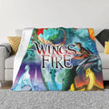 Axyaa Wing of Fire Dragon Throw Blanket