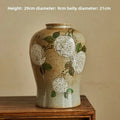 Axyaa Retro Ceramic Flower Vases & Hydroponic Living Room Arrangements