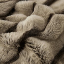 Axyaa Faux Fur Thick Warmth Blanket: High Quality, Soft & Fluffy Sofa Throw