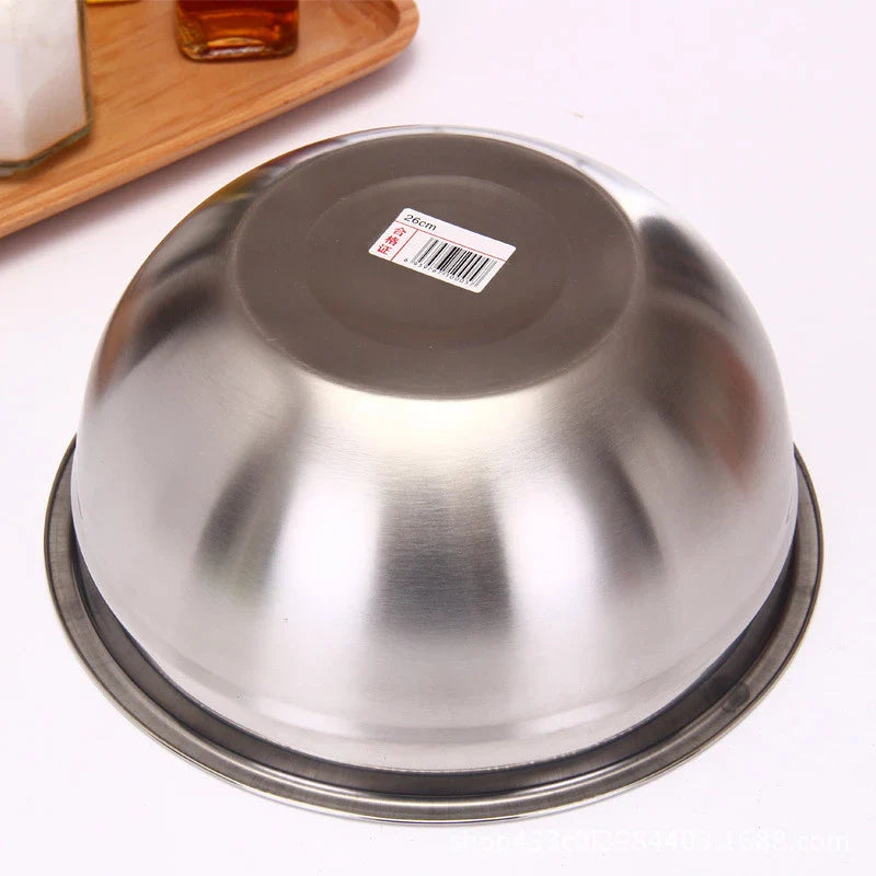 Axyaa Stainless Steel Mixing Bowls with Cover for Kitchen Storage and Mixing