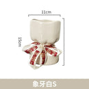 Axyaa Bouquet Shape Ceramic Vase Home Decoration Floral Arrangement Accessories